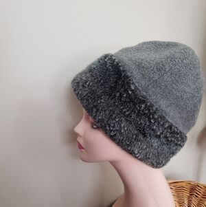 Gray Women's Winter Hat L-XL